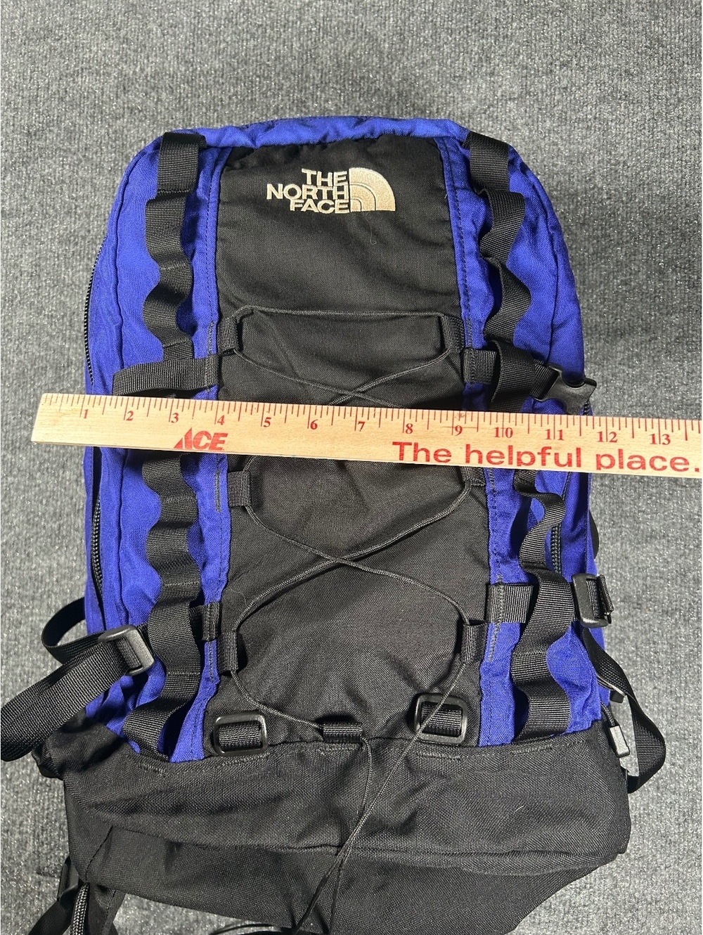 North Face Blue and Black Hiking Backpack - Picture 5 of 9